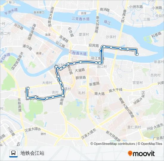 番182路 Bus Line Map