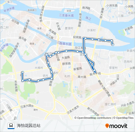 番182路 Bus Line Map