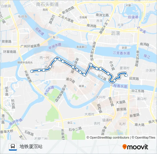 番183路 Bus Line Map