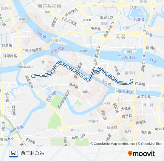 番183路 Bus Line Map