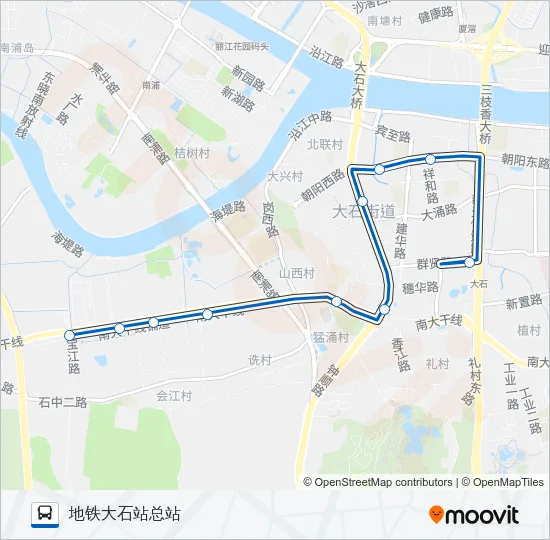 番187路 Bus Line Map