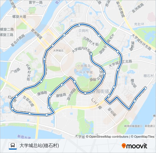 公交番201路的线路图