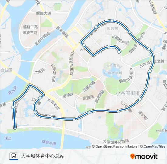 番202路 Bus Line Map