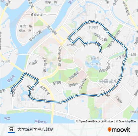 番202路 Bus Line Map