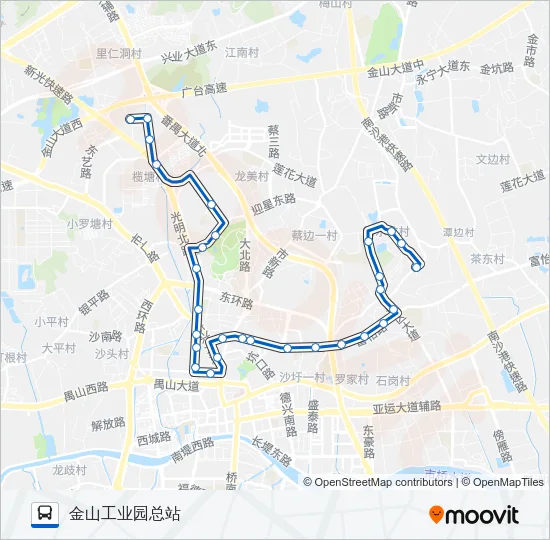 番23B路 Bus Line Map