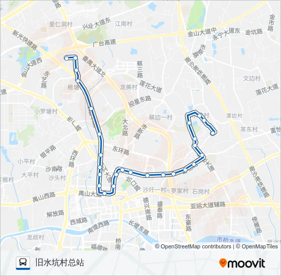 番23B路 Bus Line Map