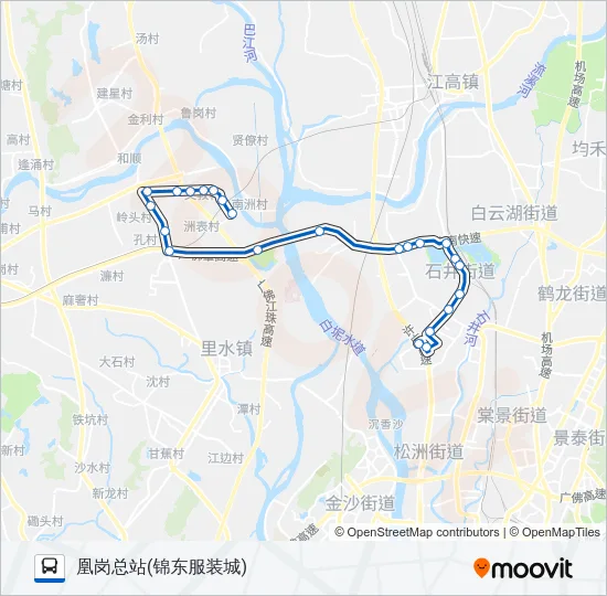 里04B路 Bus Line Map