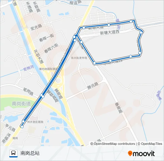 330路环线 Bus Line Map