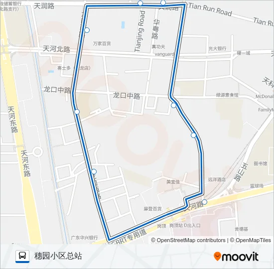 406路环线 Bus Line Map