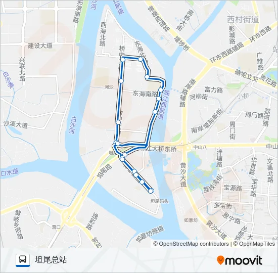 416路环线 Bus Line Map