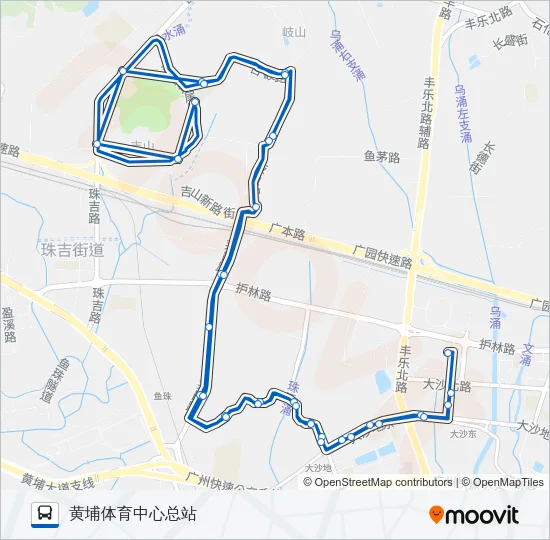 432路环线 Bus Line Map
