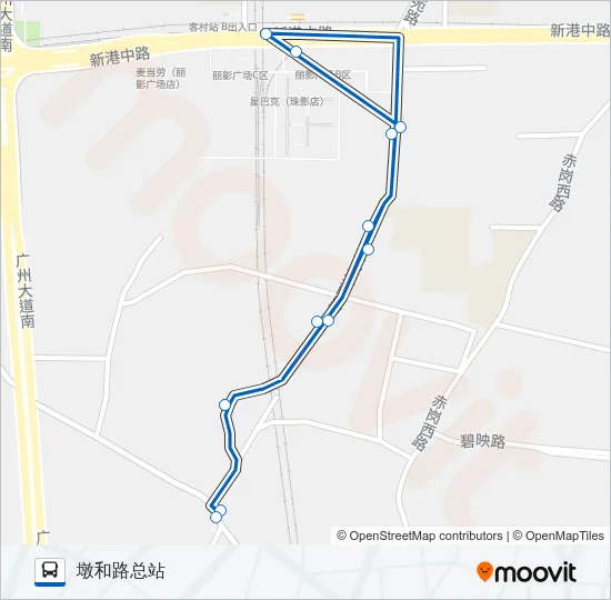 463路环线 Bus Line Map