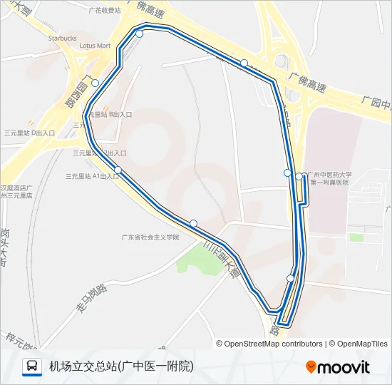 470路环线 Bus Line Map