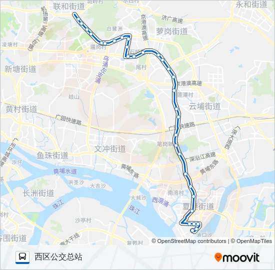 573路快线 Bus Line Map