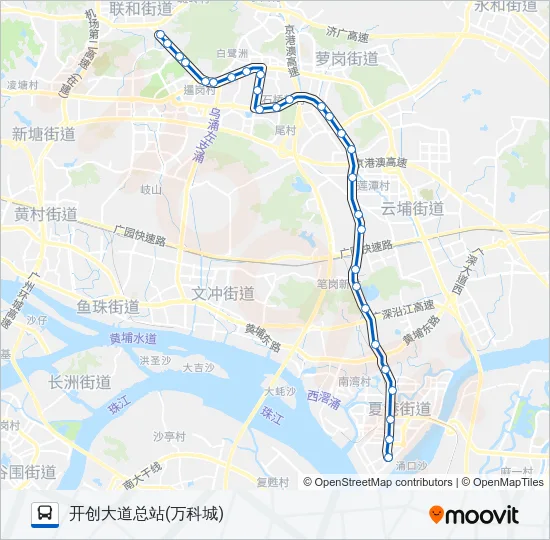 573路快线 Bus Line Map