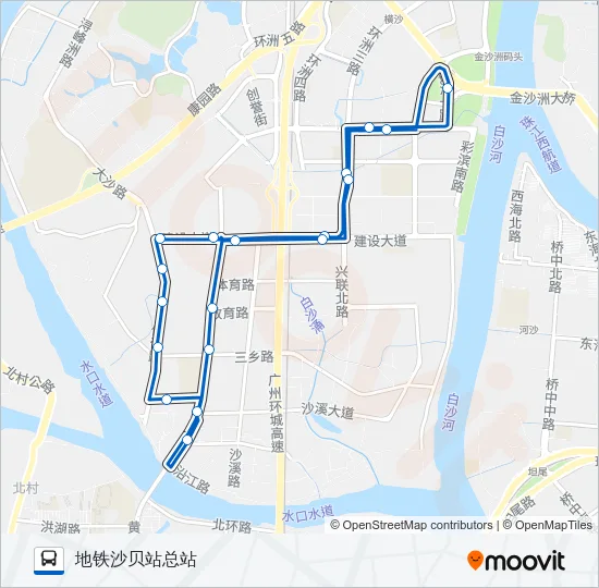 653路环线 Bus Line Map