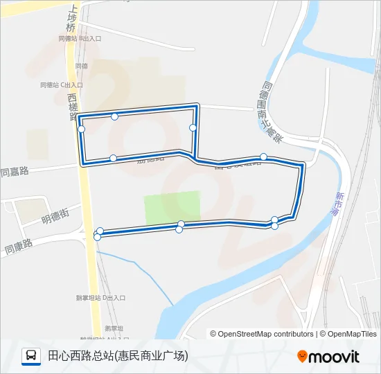 731路环线 Bus Line Map
