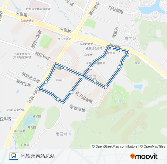 744路环线 Bus Line Map