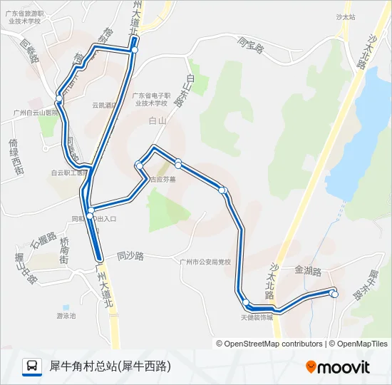 754路环线 Bus Line Map