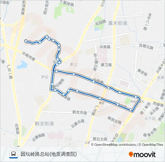 755路环线 Bus Line Map