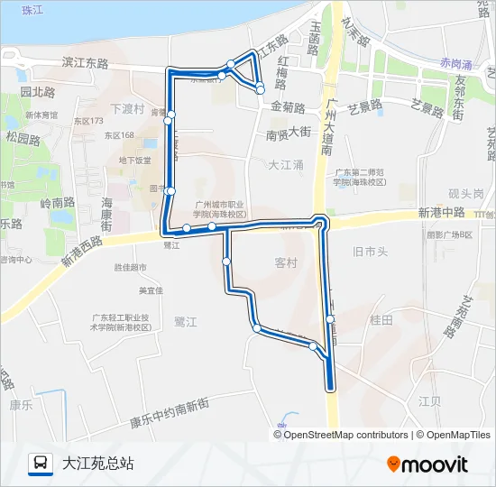 767路环线 Bus Line Map