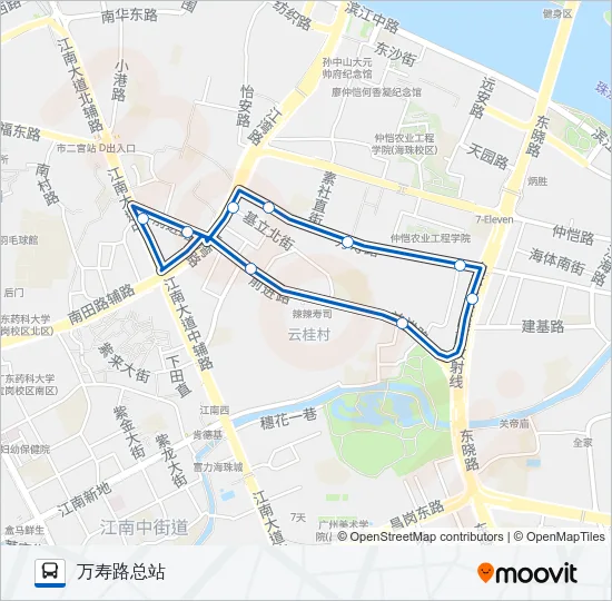 768路环线 Bus Line Map