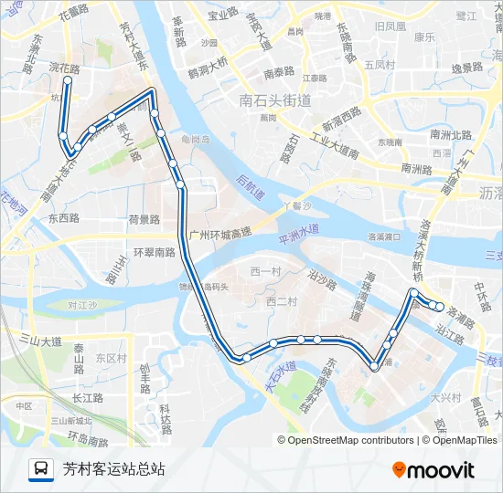 769路快线 Bus Line Map