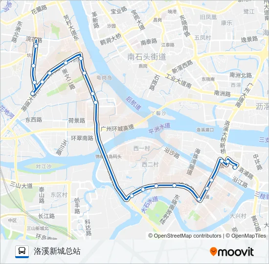 769路快线 Bus Line Map