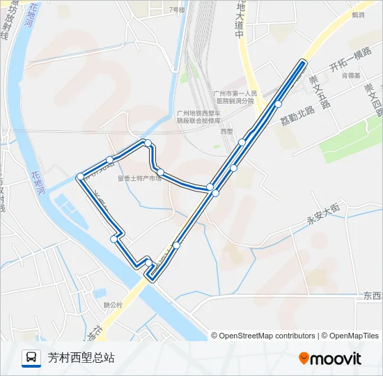 787路环线 Bus Line Map
