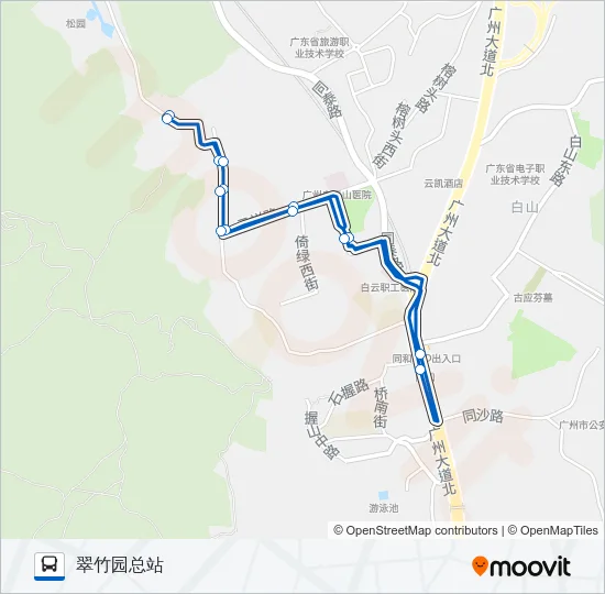 923路环线 Bus Line Map