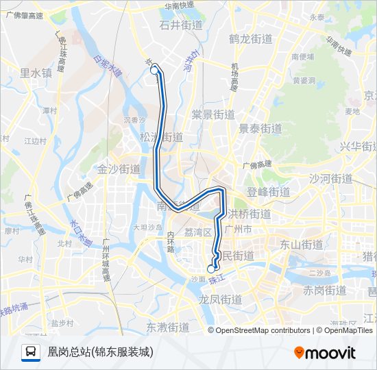 商务专线2路 Bus Line Map