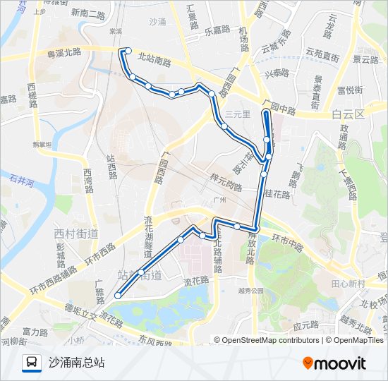 商务专线3路 Bus Line Map