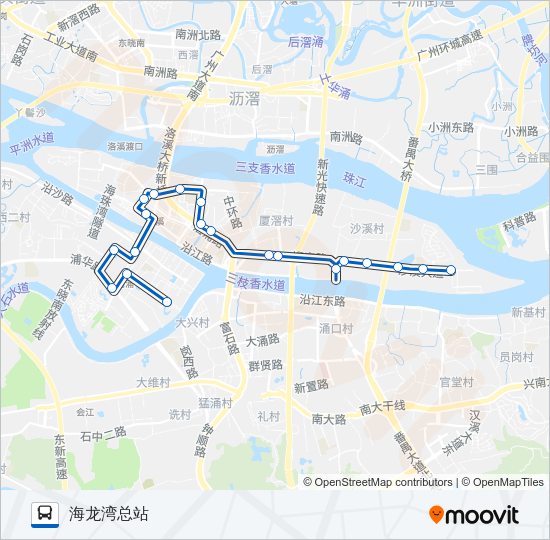 公交地铁接驳4路的线路图