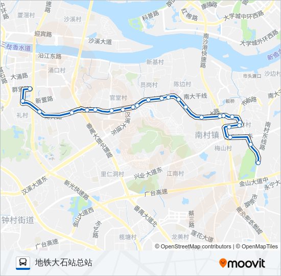 公交地铁接驳8路的线路图