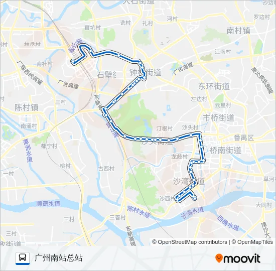 番108B路 Bus Line Map