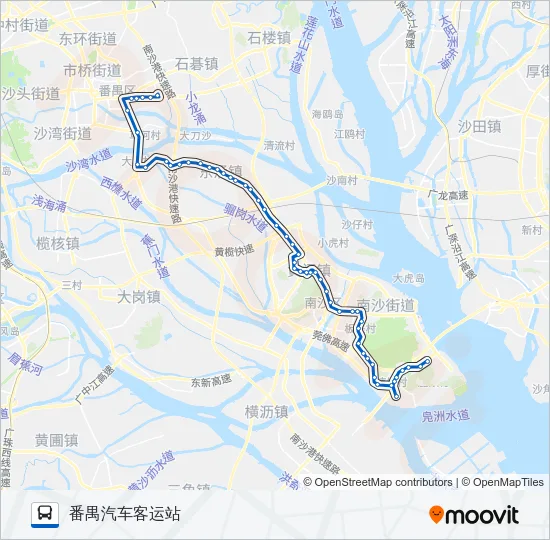 番141B路 Bus Line Map