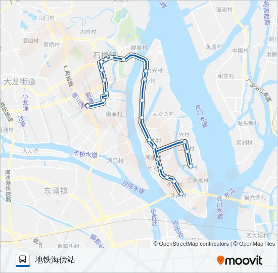 番148B路 Bus Line Map