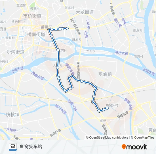番151B路 Bus Line Map