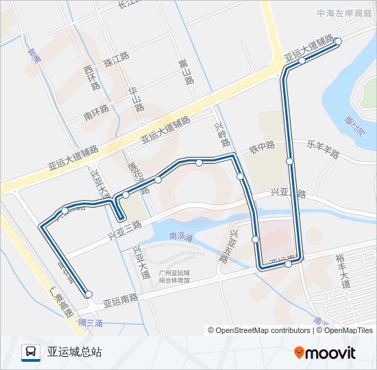 公交番162B路的线路图