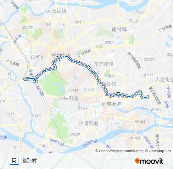 番97路短线 Bus Line Map