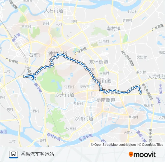 番97路短线 Bus Line Map