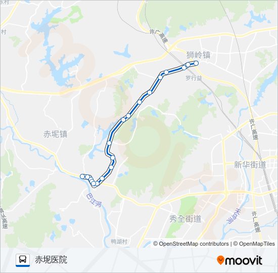 公交花14空调路的线路图