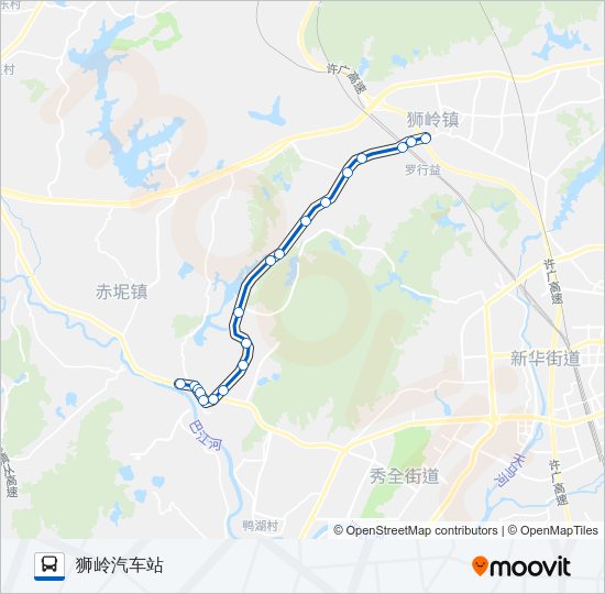 公交花14空调路的线路图