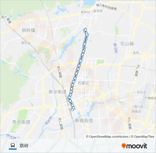 花63路夜班 Bus Line Map