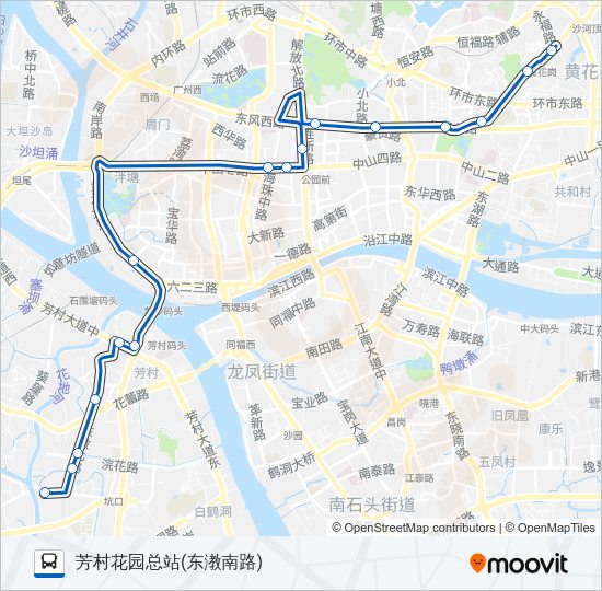 公交高峰快8路路的线路图