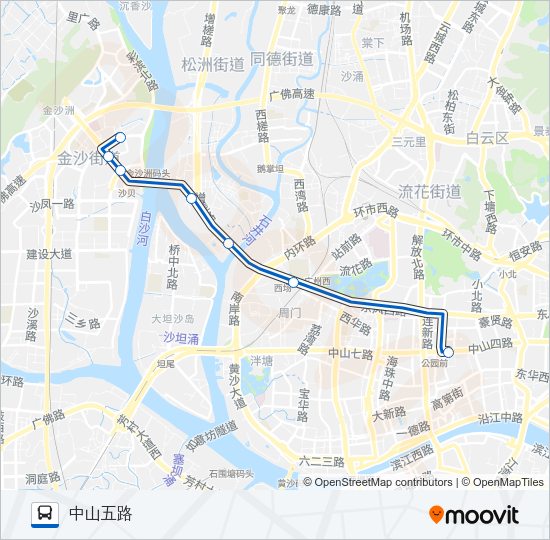 公交高峰快9路路的线路图