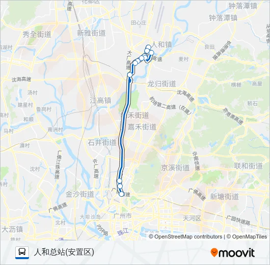 高速专线2路 Bus Line Map