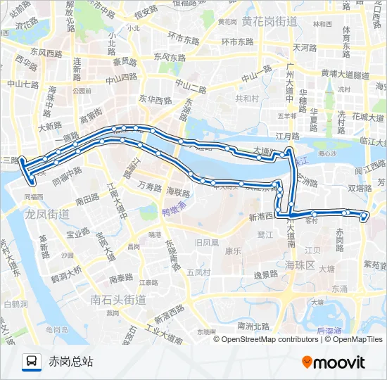 131A路环线 Bus Line Map
