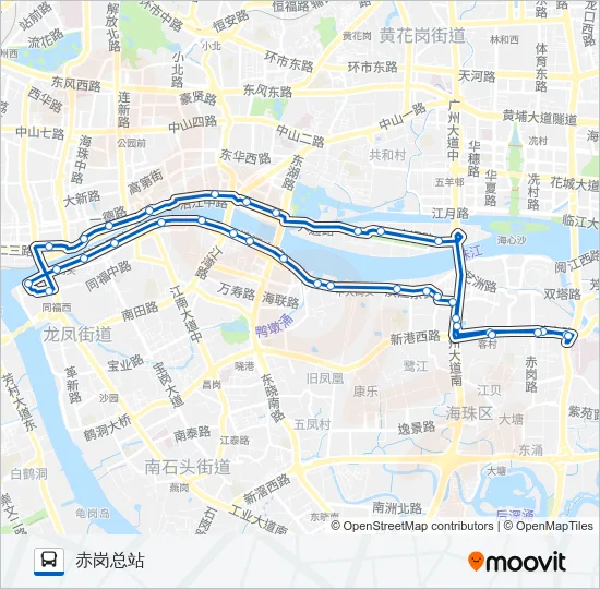 131B路环线 Bus Line Map