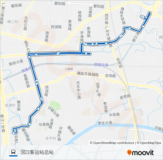 260A路环线 Bus Line Map
